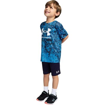 Under Armour Set met T-shirt en korte broek met groot logo voor jongens van Tech (Blauw/Zwaar) 2-3J / 92-98cm Under Armour Set met T-shirt en korte broek met groot logo voor jongens van Tech (Blauw/Zwaar) 2-3J / 92-98cm