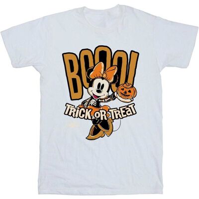 Disney Meisjes Boo Trick Or Treat Minnie Mouse Katoenen T-Shirt (Wit) 5-6J / 110-116cm Disney Meisjes Boo Trick Or Treat Minnie Mouse Katoenen T-Shirt (Wit) 5-6J / 110-116cm