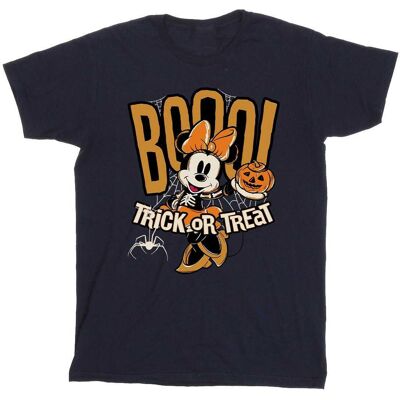 Disney Meisjes Boo Trick Or Treat Minnie Mouse Katoenen T-Shirt (Marineblauw) 9-11J / 128cm-146cm Disney Meisjes Boo Trick Or Treat Minnie Mouse Katoenen T-Shirt (Marineblauw) 9-11J / 128cm-146cm