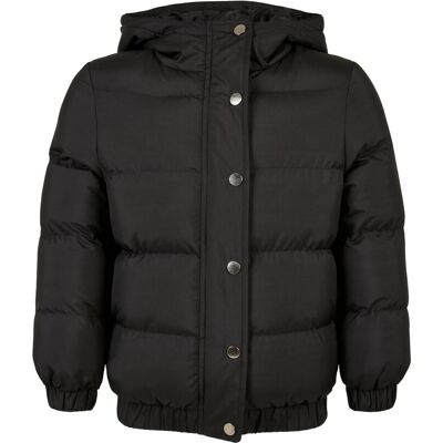 Urban Classics Pufferjack met capuchon voor meisjes (Zwart) 9-10J / 134-140cm Urban Classics Pufferjack met capuchon voor meisjes (Zwart) 9-10J / 134-140cm