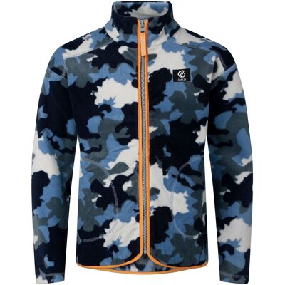 Dare 2B Fleecejas met doorlopende rits voor kinderen/jongens – Wing It Camo (Schemerig blauw) 11-12J / 146-152cm Dare 2B Fleecejas met doorlopende rits voor kinderen/jongens – Wing It Camo (Schemerig blauw) 11-12J / 146-152cm