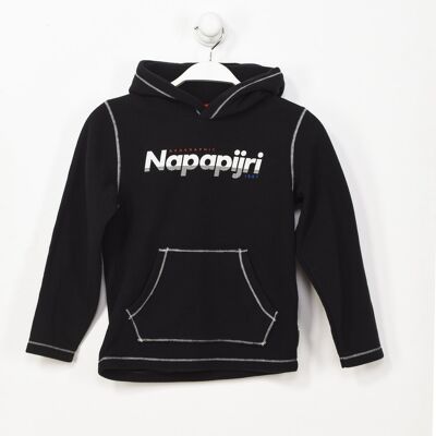 Napapijri K TAU fleece sweatshirt hoge hals met capuchon GA4EPP jongen 8J / 128cm Napapijri K TAU fleece sweatshirt hoge hals met capuchon GA4EPP jongen 8J / 128cm