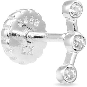 Luxenter Sterling Zilveren Zirconia Piercing - Uniek Vintage Stijl Luxenter Sterling Zilveren Zirconia Piercing - Uniek Vintage Stijl