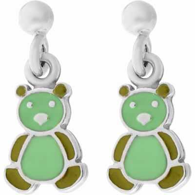 Orphelia 'Bear' Kinder 925 Sterling Zilver Dangle Oorstekers - Zilver ZO-7140/GR One Size Orphelia 'Bear' Kinder 925 Sterling Zilver Dangle Oorstekers - Zilver ZO-7140/GR One Size