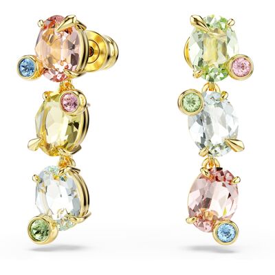 Swarovski 'Gema' Dames Goudkleurige Metaal Dangle Oorbellen - Goud 5714815 One Size Swarovski 'Gema' Dames Goudkleurige Metaal Dangle Oorbellen - Goud 5714815 One Size