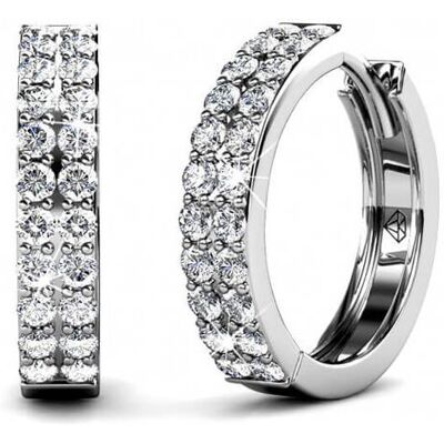 MYC Paris Glamour oorbellen - Oostenrijks kristal One Size MYC Paris Glamour oorbellen - Oostenrijks kristal One Size