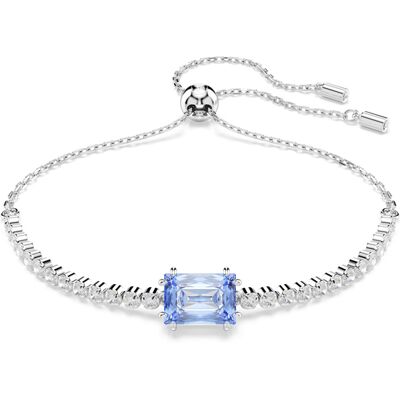 Swarovski 'Matrix' Dames Bangle van Basismetalen - Zilver 5693412 One Size Swarovski 'Matrix' Dames Bangle van Basismetalen - Zilver 5693412 One Size