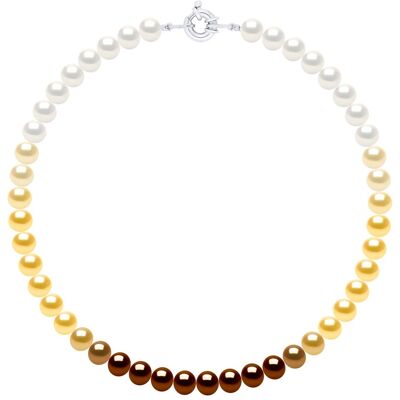 Ateliers Saint Germain Halsketting van Echte Gekweekte Zoetwaterparels en Ronde 8-9 mm One Size Ateliers Saint Germain Halsketting van Echte Gekweekte Zoetwaterparels en Ronde 8-9 mm One Size