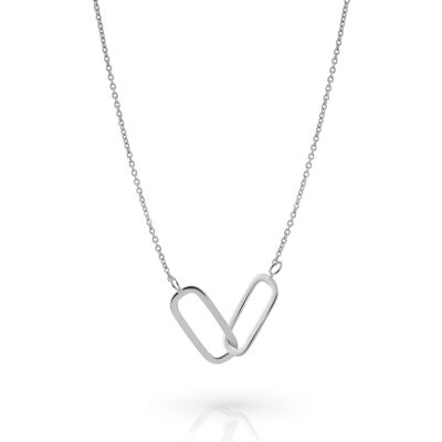 Orphelia 'Roos' Dames 925 Sterling Zilveren Ketting - Zilver ZK-7561 One Size Orphelia 'Roos' Dames 925 Sterling Zilveren Ketting - Zilver ZK-7561 One Size