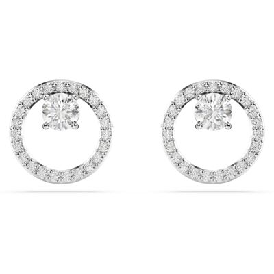 Swarovski 'Dextera' Damen Oorbellen van Basismetaal - Zilver 5692262 One Size Swarovski 'Dextera' Damen Oorbellen van Basismetaal - Zilver 5692262 One Size