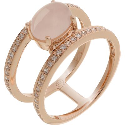 Orphelia Dames 925 Sterling Zilveren Ring - Roze ZR-7122/RG N Orphelia Dames 925 Sterling Zilveren Ring - Roze ZR-7122/RG N