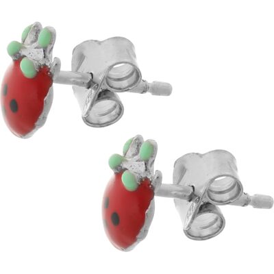 Orphelia 'Apple' Kinder 925 Sterling Zilveren Stud Oorbellen - Zilver ZO-7149 One Size Orphelia 'Apple' Kinder 925 Sterling Zilveren Stud Oorbellen - Zilver ZO-7149 One Size