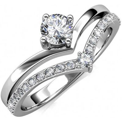 MYC Paris Zinnia Ring - Oostenrijks Kristal O 1/2 MYC Paris Zinnia Ring - Oostenrijks Kristal O 1/2