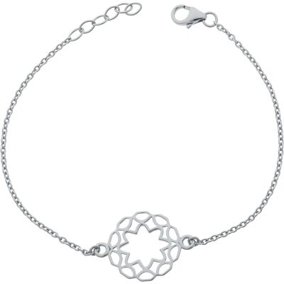 Orphelia 'Jasmine' Dames 925 Sterling Zilveren Armband - Zilver ZA-7076 One Size Orphelia 'Jasmine' Dames 925 Sterling Zilveren Armband - Zilver ZA-7076 One Size