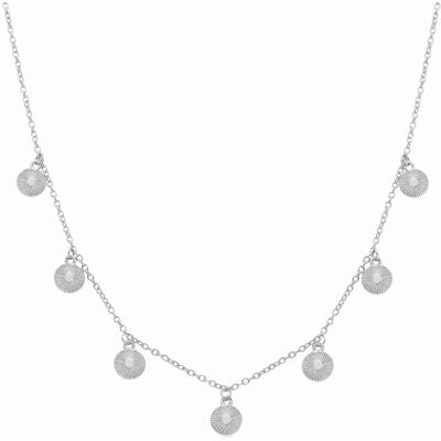 Luxenter Balark gerhodineerde halsketting One Size Luxenter Balark gerhodineerde halsketting One Size