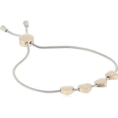 Tommy Hilfiger Dames RVS Armband - Zilver/Roségoud 2780122 One Size Tommy Hilfiger Dames RVS Armband - Zilver/Roségoud 2780122 One Size