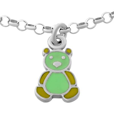 Orphelia 'Bear' Kinderarmband van 925 Zilver - Zilver ZA-7140 One Size Orphelia 'Bear' Kinderarmband van 925 Zilver - Zilver ZA-7140 One Size