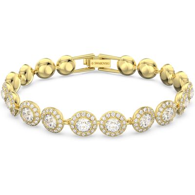 Swarovski 'Angelic' Dames Gouden Vergulde Metaal Armband - Goud 5505469 One Size Swarovski 'Angelic' Dames Gouden Vergulde Metaal Armband - Goud 5505469 One Size