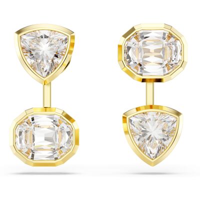Swarovski 'Imber Organic' Dames Gouden Geplakte Metalen Stud Oorbellen - Goud 5705461 One Size Swarovski 'Imber Organic' Dames Gouden Geplakte Metalen Stud Oorbellen - Goud 5705461 One Size