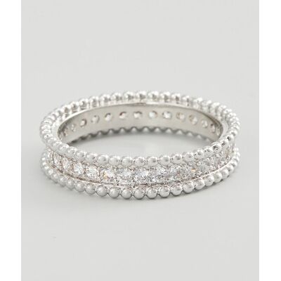 U.S. Polo Assn US Polo Assn Jewellery Sabrine Rhodium Ring One Size U.S. Polo Assn US Polo Assn Jewellery Sabrine Rhodium Ring One Size