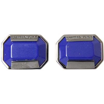 Dolce & Gabbana Zilveren Trompet Messing Pin Kristal Manchetknopen One Size Dolce & Gabbana Zilveren Trompet Messing Pin Kristal Manchetknopen One Size