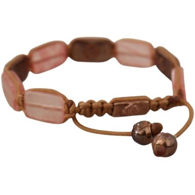 Nialaya multicolor kristallen logo verfraaide verstelbare damesarmband One Size Nialaya multicolor kristallen logo verfraaide verstelbare damesarmband One Size