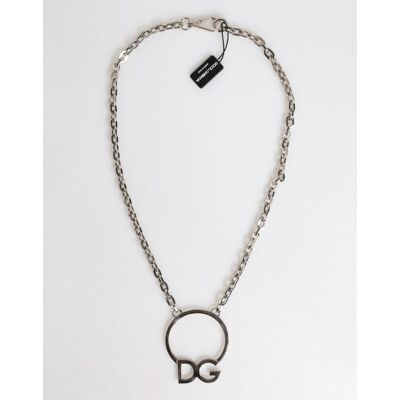 Dolce & Gabbana Dg Logo Ketting met Schakel One Size Dolce & Gabbana Dg Logo Ketting met Schakel One Size