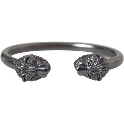 Nialaya Leeuwenkop Cuff Armband Gunmetal One Size Nialaya Leeuwenkop Cuff Armband Gunmetal One Size