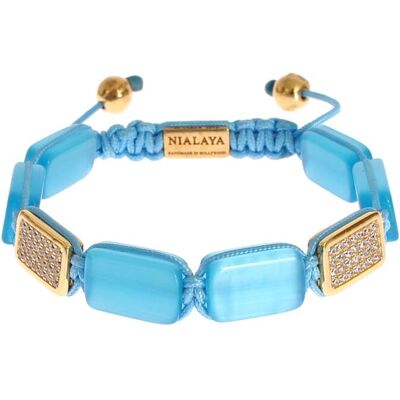 Nialaya CZ Opal 18K Gouden 925 Armband M Nialaya CZ Opal 18K Gouden 925 Armband M