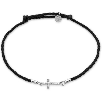 Luxenter 925 Sterling Zilver en Rhodium Plated Briljant Zirkonia Armband - Zudis One Size Luxenter 925 Sterling Zilver en Rhodium Plated Briljant Zirkonia Armband - Zudis One Size