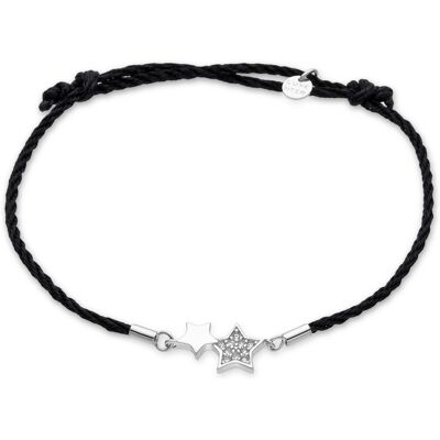Luxenter 925 Sterling Zilver en Rhodium Plated Briljant Zirkonia Armband - Hudap One Size Luxenter 925 Sterling Zilver en Rhodium Plated Briljant Zirkonia Armband - Hudap One Size