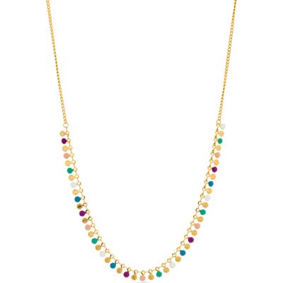 Luxenter Haraim halsketting in 18k geelgouden afwerking One Size Luxenter Haraim halsketting in 18k geelgouden afwerking One Size