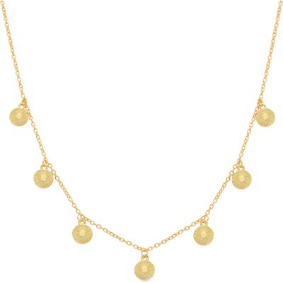 Luxenter Balark halsketting, gemaakt in 18 karaat geel goud One Size Luxenter Balark halsketting, gemaakt in 18 karaat geel goud One Size