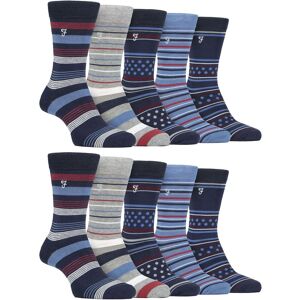 Farah Heren 10 Paar Multi-Pack Heldere Bamboosokken 39 - 45 Farah Heren 10 Paar Multi-Pack Heldere Bamboosokken 39 - 45