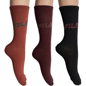 Fila Pakket-3 Lange Katoenen Sokken F3268 voor Dames 40 - 42 Fila Pakket-3 Lange Katoenen Sokken F3268 voor Dames 40 - 42
