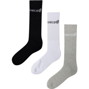 Dare 2B Unisex Volwassen Bemanningsleden Sokken (Pakket van 3) (Zwart/Wit/Grijs Marl) 40 - 42 Dare 2B Unisex Volwassen Bemanningsleden Sokken (Pakket van 3) (Zwart/Wit/Grijs Marl) 40 - 42