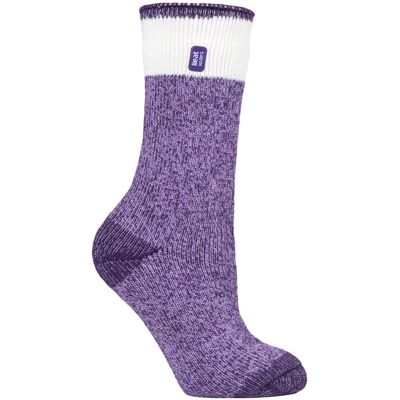 Heat Holders - Dames 2.3 tog thermo wintersokken - Snowdrop Paars 37-39.5 Heat Holders - Dames 2.3 tog thermo wintersokken - Snowdrop Paars 37-39.5
