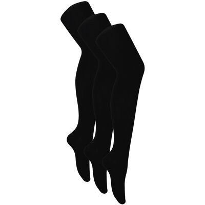 3 Paar Dames Bamboeleggings Sock Snob Zachte Effen Opaque Panty’s Warme Zwarte Panty - Zwart M 3 Paar Dames Bamboeleggings Sock Snob Zachte Effen Opaque Panty’s Warme Zwarte Panty - Zwart M