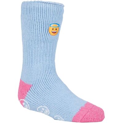 Heat Holders Karakter thermo pantoffelsokken voor kinderen - Emoji Angel Face 27 - 29 Heat Holders Karakter thermo pantoffelsokken voor kinderen - Emoji Angel Face 27 - 29