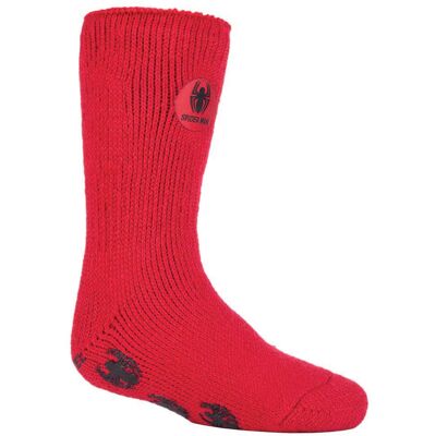 Heat Holders Karakter thermo pantoffelsokken voor kinderen - Spider Man 31.5 - 36 Heat Holders Karakter thermo pantoffelsokken voor kinderen - Spider Man 31.5 - 36