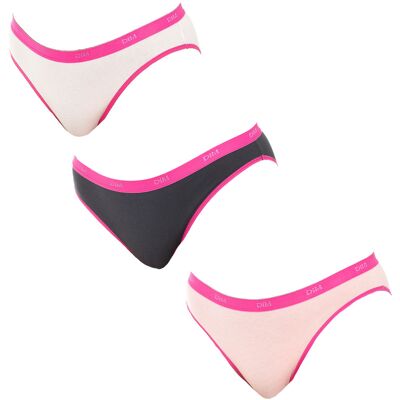 Dim Pack-3 Les Pockets slip elastische stof D4H00 vrouw L Dim Pack-3 Les Pockets slip elastische stof D4H00 vrouw L