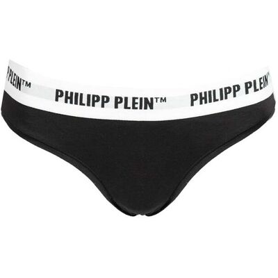 Philipp Plein onderbroek Bi-Pack Vrouw zwart XL Philipp Plein onderbroek Bi-Pack Vrouw zwart XL