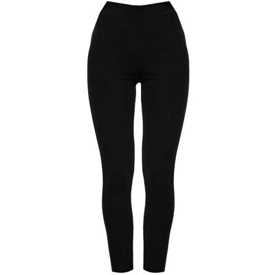 La Haine Inside Us Letty Leggings - Hoge Taille, Aansluitende, Taps toelopende Pijpen, Zwart - Leggings La Haine Inside Us Letty Leggings - Hoge Taille, Aansluitende, Taps toelopende Pijpen, Zwart - Leggings