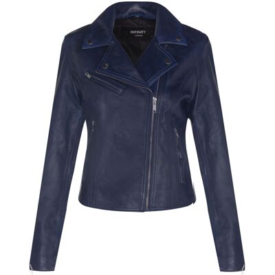 Infinity Leather Dames klassiek leren Brando bikerjack-Loughton 38 Infinity Leather Dames klassiek leren Brando bikerjack-Loughton 38