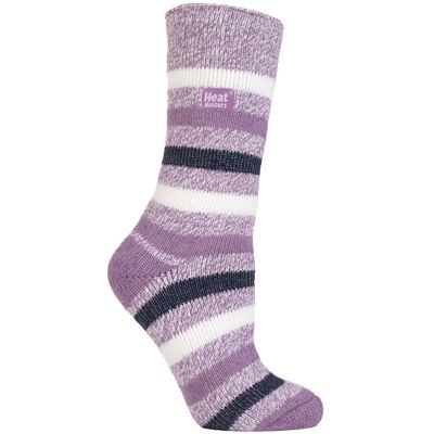 Heat Holders - Damespatroon Thermo Sokken - Roze/blauw Nylon - Maat Uk 4-6.5 Heat Holders - Damespatroon Thermo Sokken - Roze/blauw Nylon - Maat Uk 4-6.5