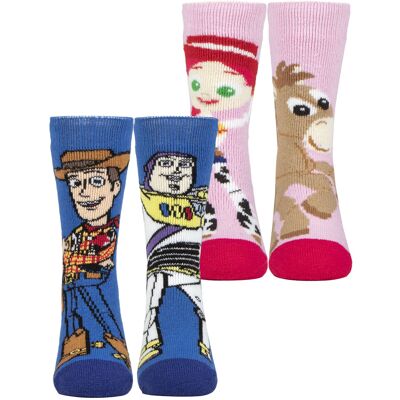 Heat Holders Lite 2 paar Toy Story kindersokken - Toy Story 31.5 - 36 Heat Holders Lite 2 paar Toy Story kindersokken - Toy Story 31.5 - 36