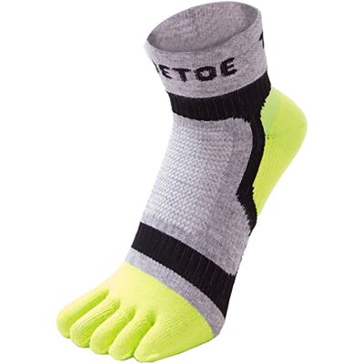 TOETOE - Heren & Dames Ademend Sport Licht Hardloop Lage Sneakersokken - Groen 43 - 45 TOETOE - Heren & Dames Ademend Sport Licht Hardloop Lage Sneakersokken - Groen 43 - 45