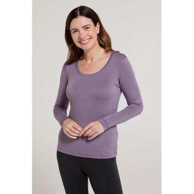 Mountain Warehouse Dames/Dames Keep The Heat Thermo Top (Donker paars) 36 Mountain Warehouse Dames/Dames Keep The Heat Thermo Top (Donker paars) 36