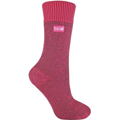 THMO - Dames Fleece Gevoerde Winter Thermische Sokken - Roze 37-39.5 THMO - Dames Fleece Gevoerde Winter Thermische Sokken - Roze 37-39.5