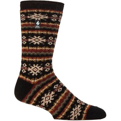Heren Nordic Sokken Heat Holders Ademend Lite Extra Warme Winter Thermosokken - Zwart/Olijf 39 - 45 Heren Nordic Sokken Heat Holders Ademend Lite Extra Warme Winter Thermosokken - Zwart/Olijf 39 - 45